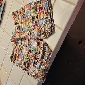 Like new plaid shorts, American eagle size 12